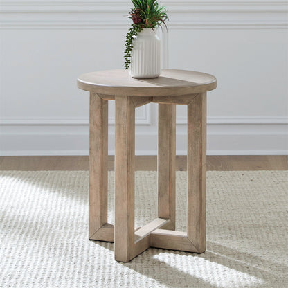 Proximity Place - Chairside Table - Barley Buff