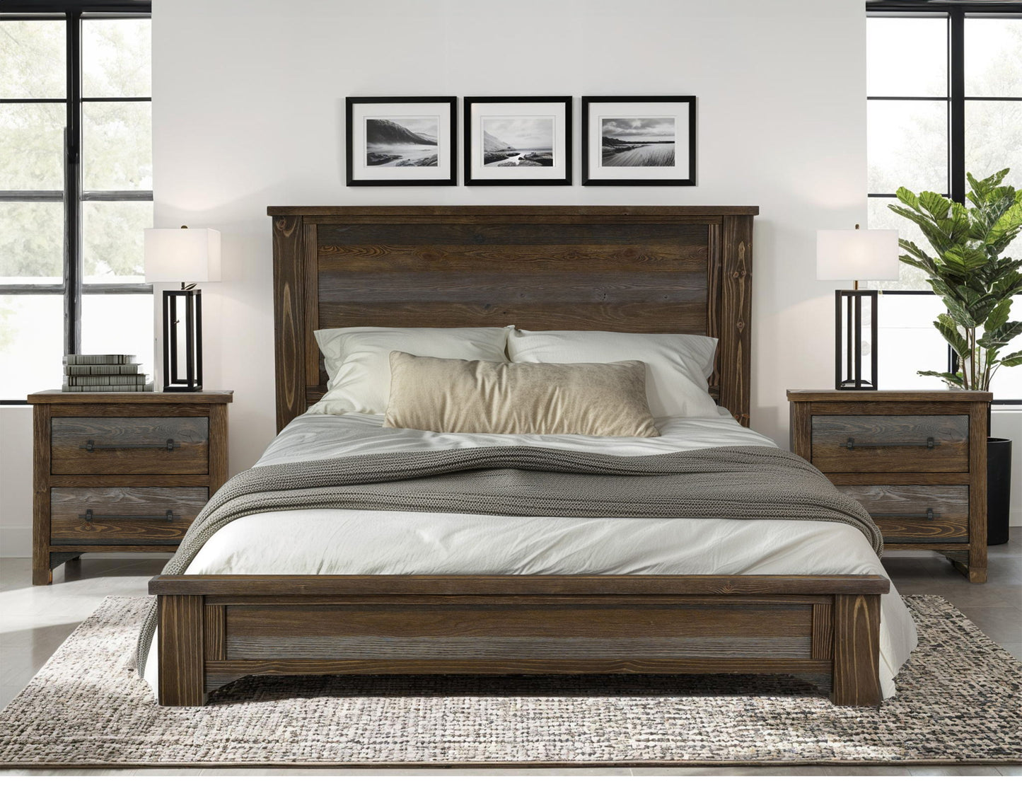 Town - King Headboard - Multicolor