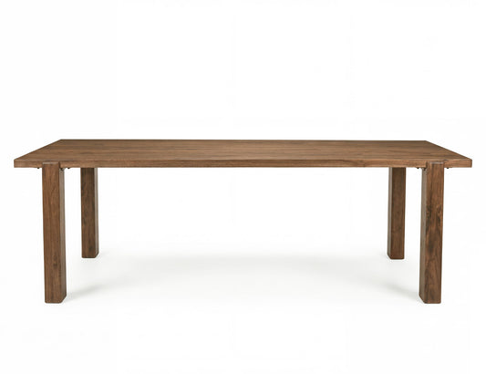 Silver - Table Base - Brown