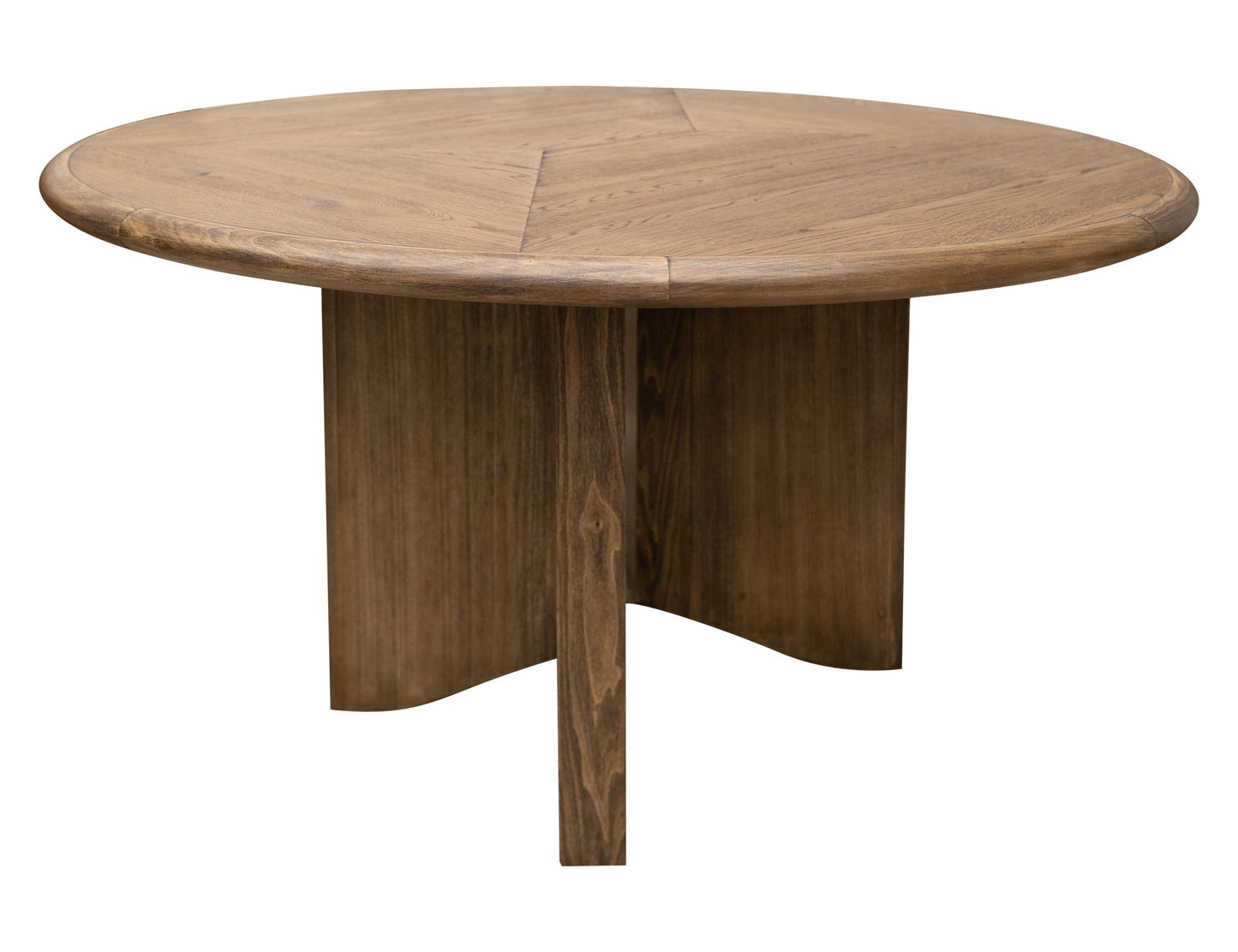 Novus Lodge - Round Table Base - Walnut Brown