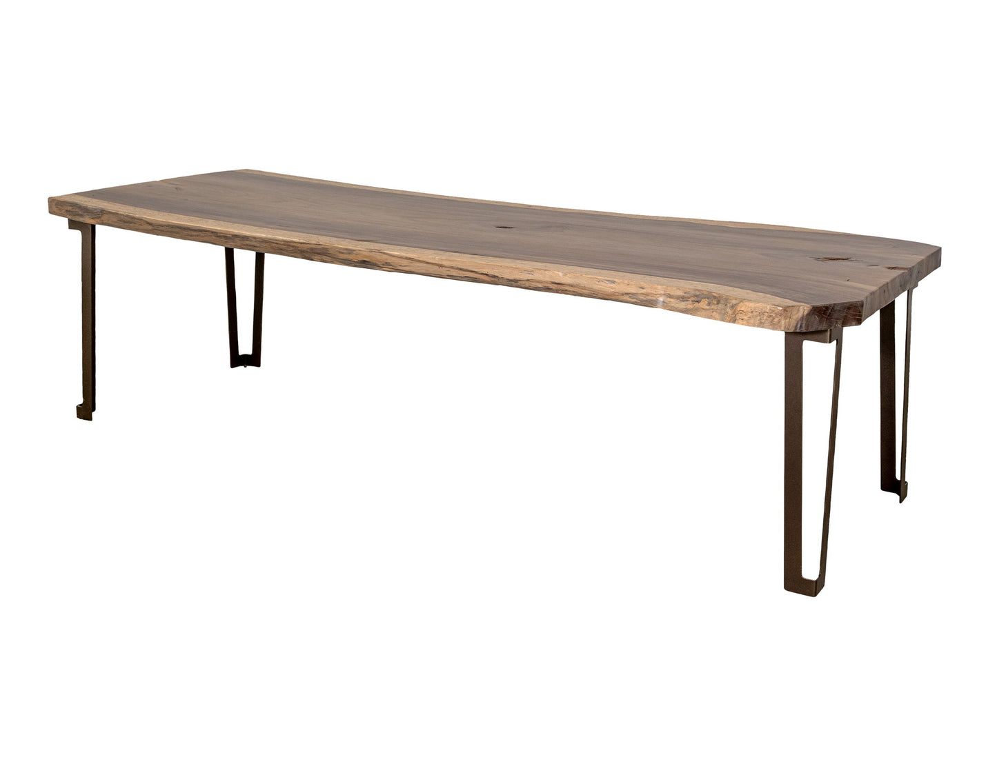 Natural Parota - Table Base - Brown