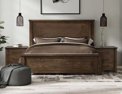 Novus Lodge - Queen Platform - Walnut Brown