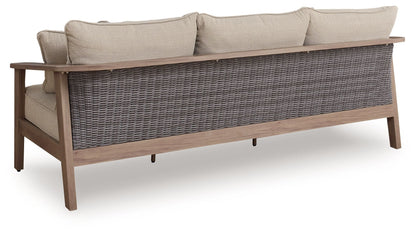 Harmony Headlands - Sofa With Cushion - Natural / Gray