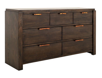 Raramuri - 7 Drawer Dresser - Dark Brown