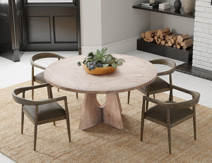 Balam - Cross Table Base - Light Brown