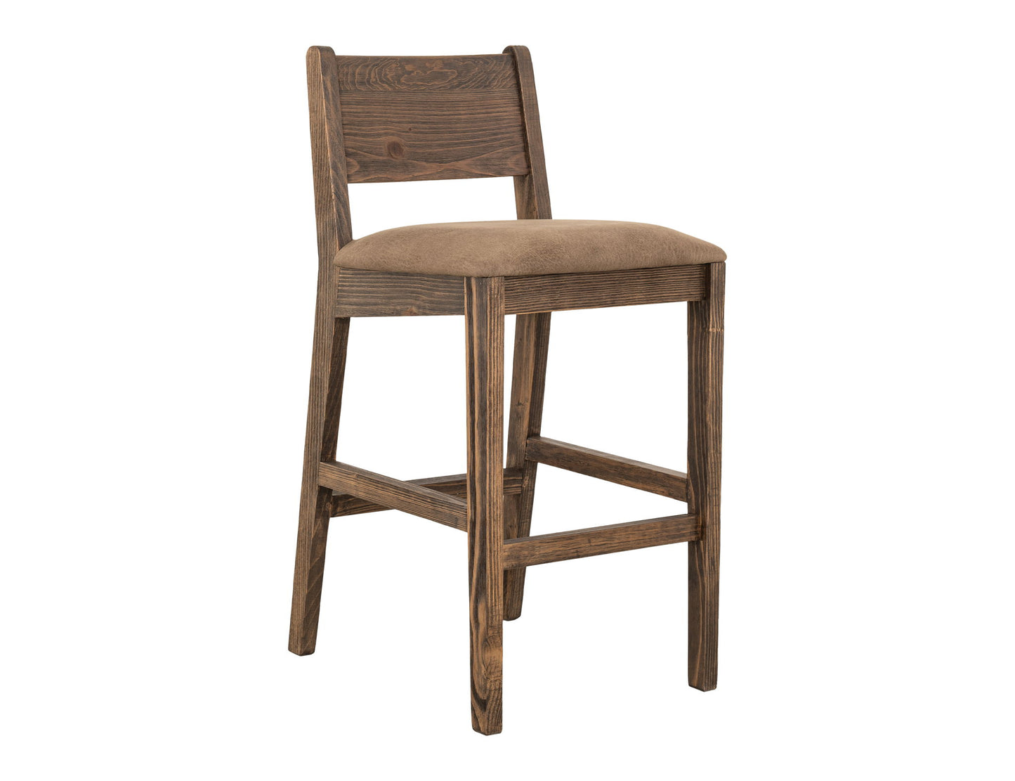 Novus Lodge - Barstool (Set of 2) - Walnut Brown