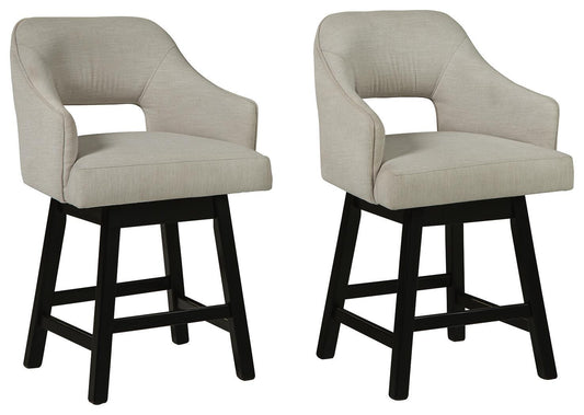 Tallenger - Upholstered Swivel Barstool (Set of 2)