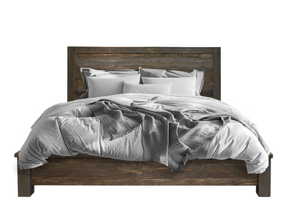 Loft - Queen Platform (5/0 Platform And Rails) - Light Brown