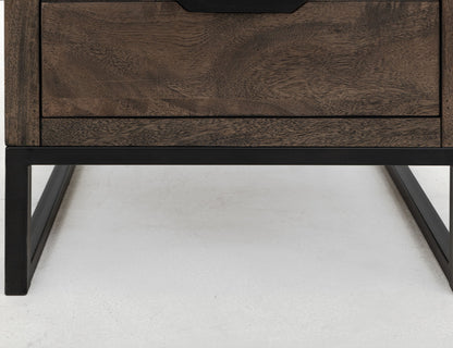 Dark Mita - End Table - Cedar Brown