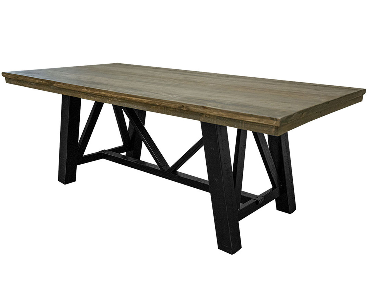 Loft - Table Base - Two Tone Gray / Brown