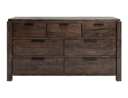 Raramuri - 7 Drawer Dresser - Dark Brown