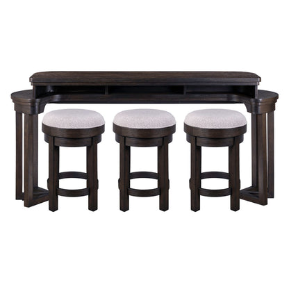 Weston - 4 Piece Bar Set - Brown