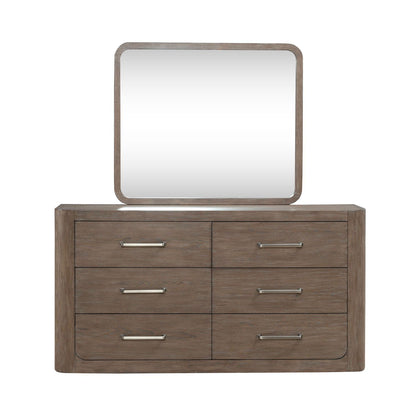South Bend - Dresser & Mirror - Brown