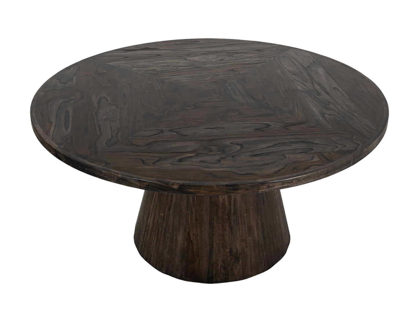 Balam - Round Table Base - Oil Black