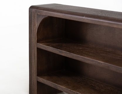 Praga - Queen Storage Platform - Almond / Barrel Brown