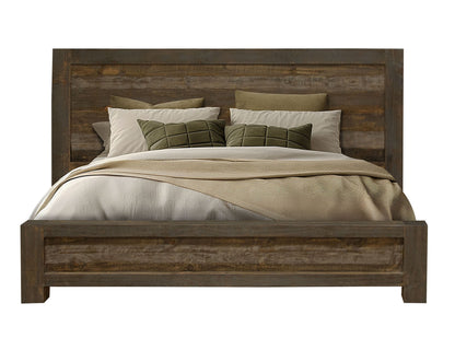 Loft - Queen Footboard & Rails - Two Tone Gray / Brown